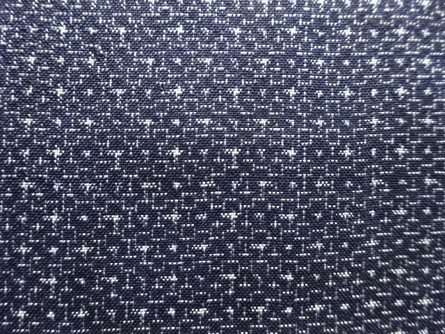 JAPANESE KIMONO / ANTIQUE MENS HAORI / SILK / DOROZOME / OSHIMA TSUMUGI